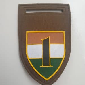 1 Battalion Transkei Defence Force Rubberized Shoulder Flash Pin Intact.