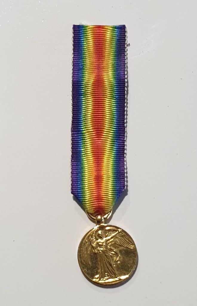 Brand New Miniature Ww1 Victory Medal.