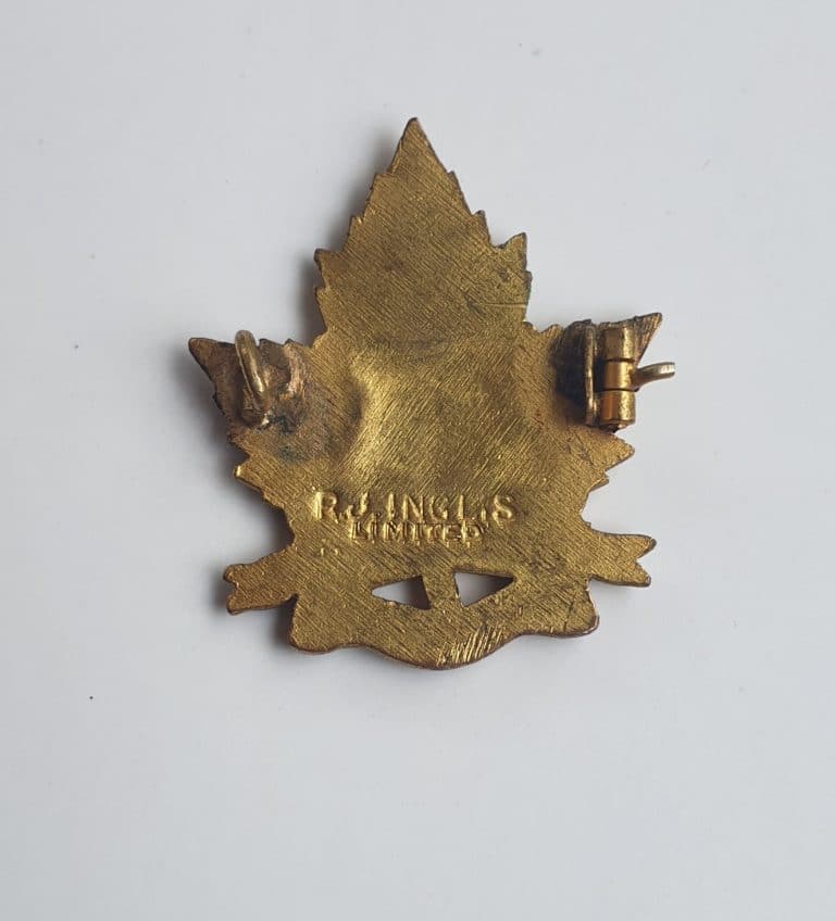 Canadian “65 Battalion” Sweetheart Brooch.