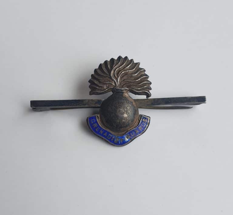 Grenadier Guards Sweetheart Brooch Stamped Silver