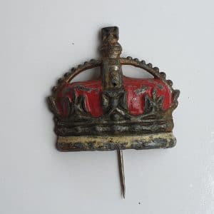 Kings Crown Lapel Pin – Shows Sings Of Wear And Is In Average Condition.