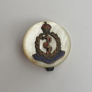 Mother Of Pearl Royal Army Medical Corps Sweetheart Brooch.