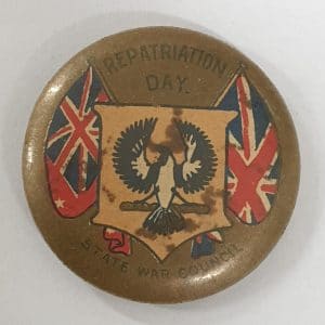 Repatriation Day State War Council Lapel Pin