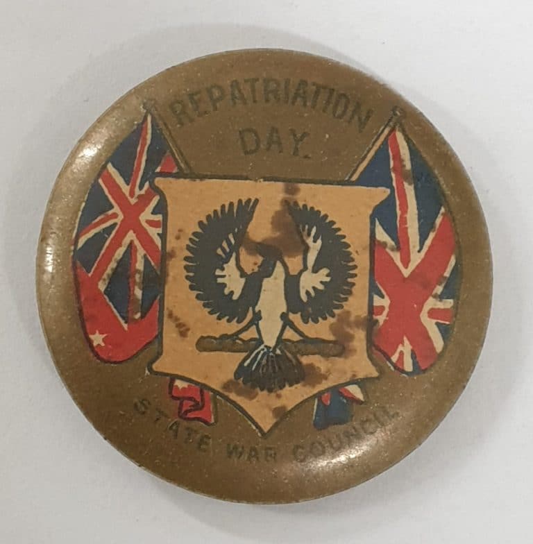 Repatriation Day State War Council Lapel Pin