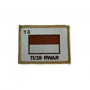 11th/28th Royal West Australia Regiment Patch - P143
