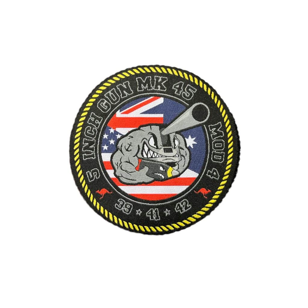 5 Inch Gun MK 45 Patch - BP001 | Allied Militaria
