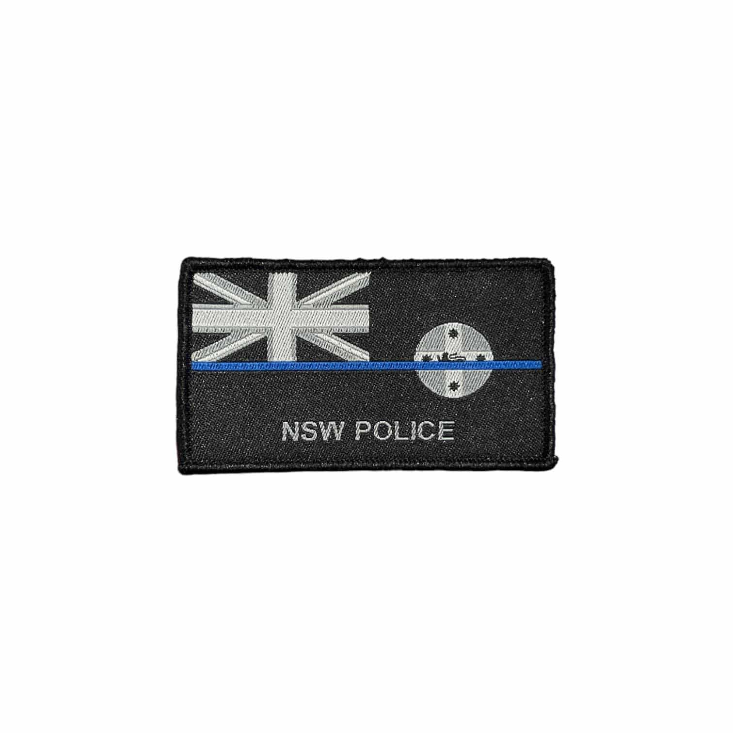 NSW Police - Thin Blue Line Patch (LE006) | Allied Militaria