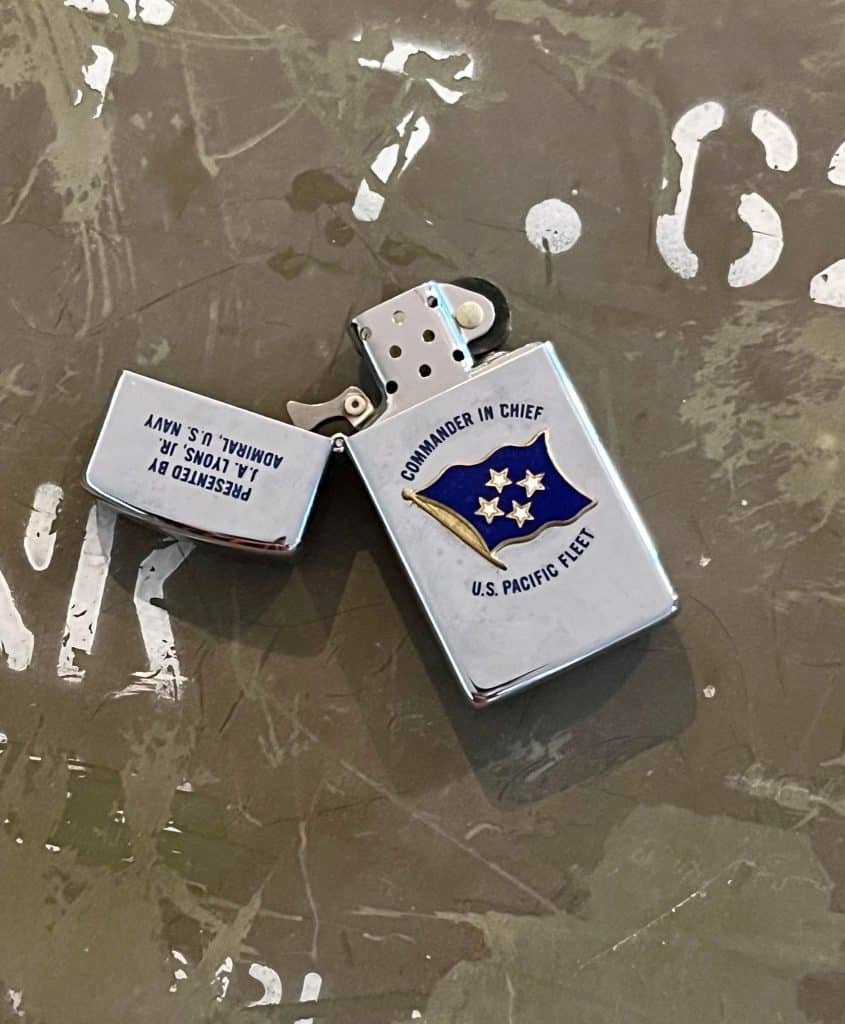 Original Commander In Chief U.S Pacific Fleet Zippo (Z014 