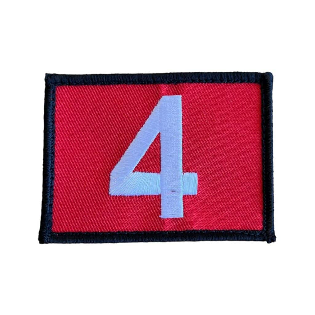 ADF Student/Training Number 4 Patch - P954 | Allied Militaria