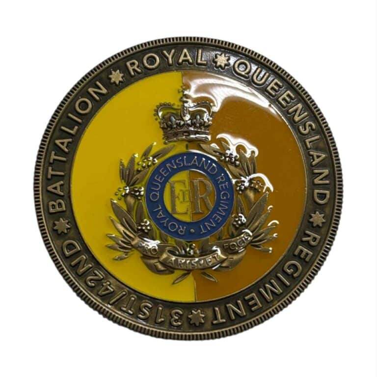 31st/42nd Battalion – RQR - Challenge Coin - (CC422) | Allied Militaria