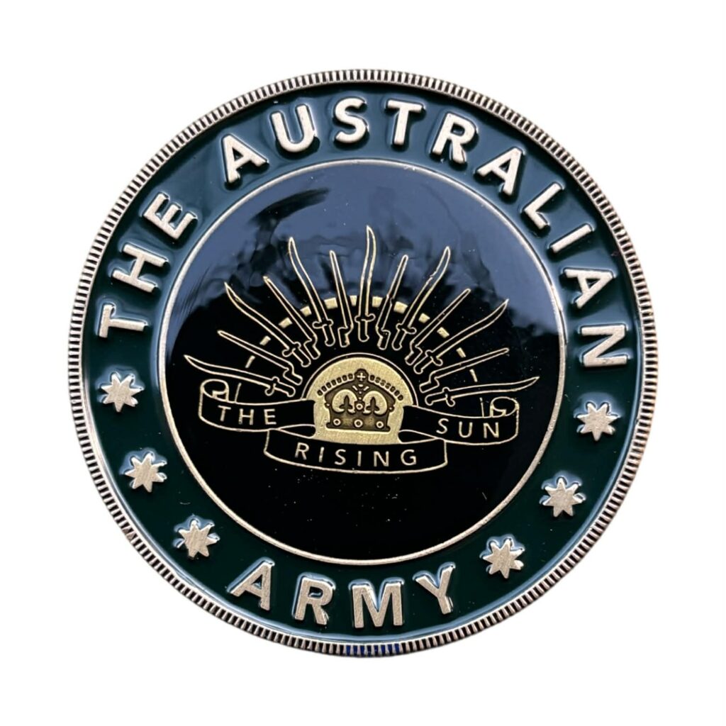 48TH Field Battery RAA Challenge Coin (CC628) | Allied Militaria